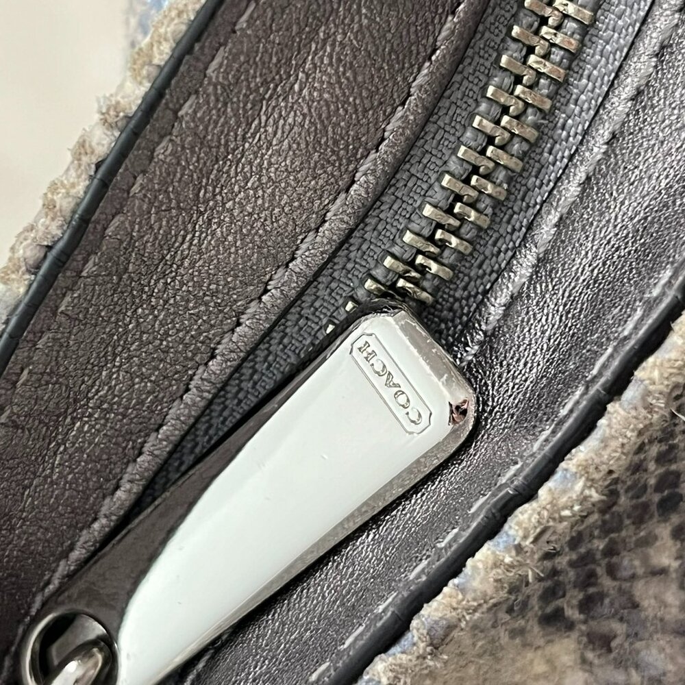 Coach Campbell Exotic Python Leather Izzy Fashion… - image 6